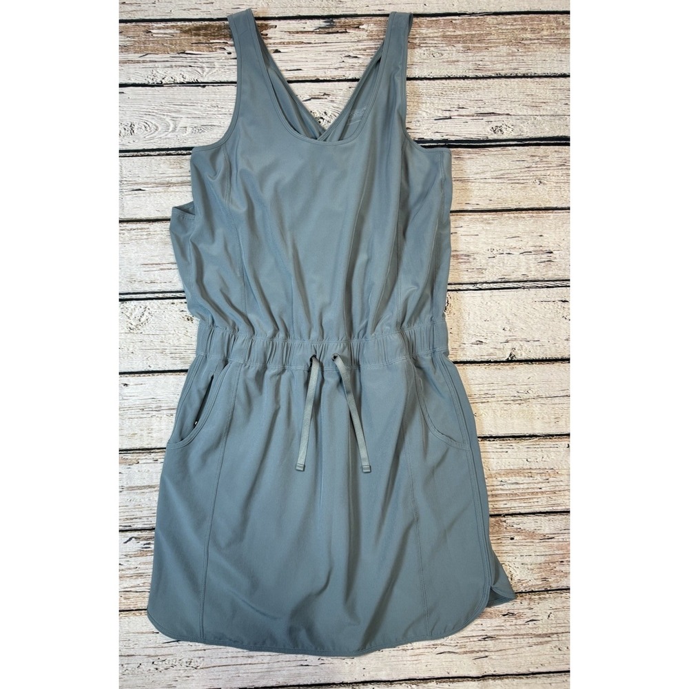 Patagonia Women's Fleetwith Dress Size Large Gray Gorpcore Hiking‎ Drawstring